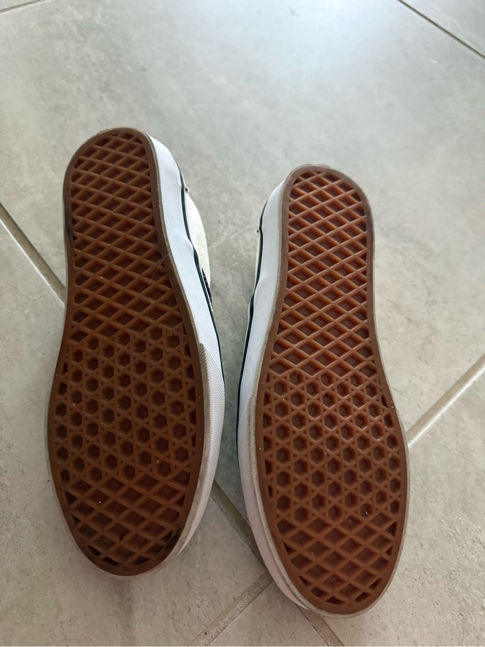 Vans Classic Slip-On Checkerboard women’s Sneakers - Black/White - Picture 4 of 4